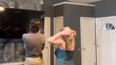 Hot Busty Mature Milf Danni Jones' Son's Friend Fixes Her House and Her Pussy - 32 Year Age Gap!!