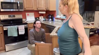 Hot Busty Mature Milf Danni Jones' Son's Friend Fixes Her House and Her Pussy - 32 Year Age Gap!!