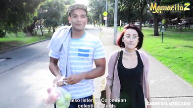 Carne Del Mercado - Nerdy Petite Colombiana Picked Up And Fucked Hard