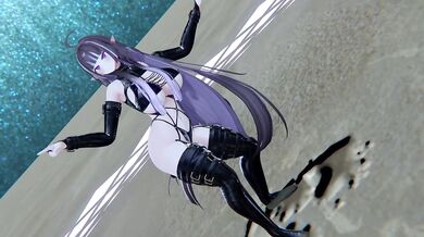 Scream Hentai MMD | Elf VTuber Outfit Change Until Nude