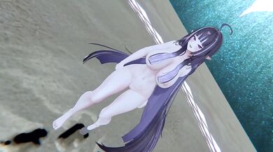 Scream Hentai MMD | Elf VTuber Outfit Change Until Nude