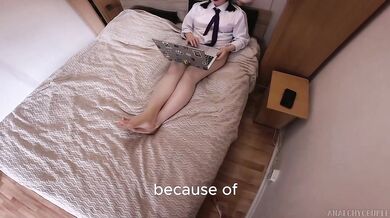 My roommate chose hardcore sex with dirty talks and SQUIRT over an interview