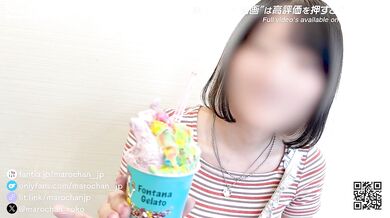Japanese couple's sex vlog - Massive creampie bukkake ejaculation close-up