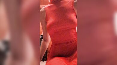 Tplay In Red Lingerie Dress
