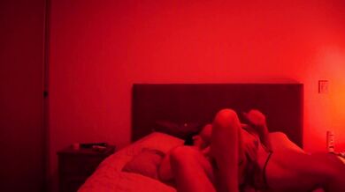 After office with my coworker - she rides me and moans a lot