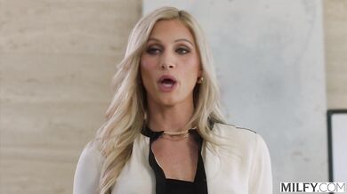 MILFY Tough Blonde Boss lady Lani Rails Gets BBC Tag-Teamed By Naughty Employees