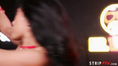 StripPOV: Tiny Filipina Ember Snow Gets Hooked on Massive BBC