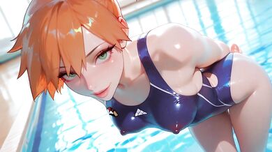 Hard sex with Misty at the swimming pool