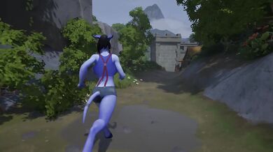 A draenei girl was caught and fucked by monsters. 3D Hentai Game