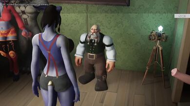 A draenei girl was caught and fucked by monsters. 3D Hentai Game