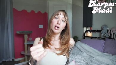 college hunger fuels harper madi's primal cock worship