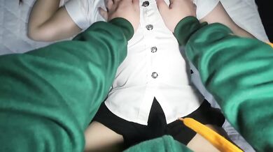 หลอกนักศึกษามหาลัยดังมาเย็ดที่ห้อง Thai Natural Amateur POV