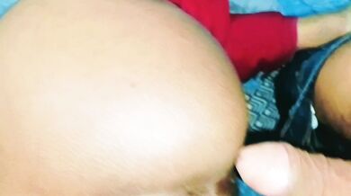 Horny black babe with oil on her big round ass gets fucked - black porn creator neha bhabhi