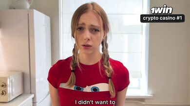 THE STEP-FATHER FUCKED HIS STEP-DAUGHTER FOR HER MISTAKE - SHE'LL HAVE TO WORK IT OFF WITH HER PUSSY