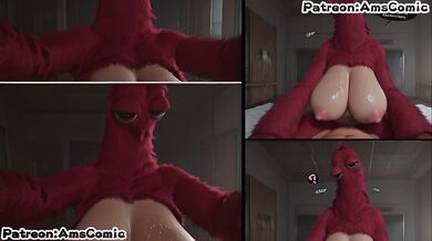Poppy Playtime Hentai Comic Ep.068 - Big Tits Chum Chompkins Furry Blow Job Hand Job hentai by amscomic