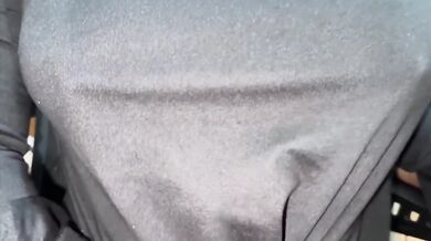 Grabs the hard cock and gets fucked his BIG ASS