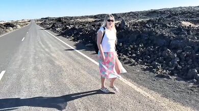 Risky girl public flashing no panties on the street: a hot compilation