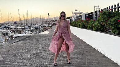 Risky girl public flashing no panties on the street: a hot compilation