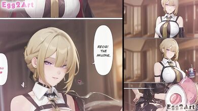 zenless zone zero Hentai Aldult Comic Ep.003 - Evelyn Blow Job Manga by Egg2Art