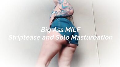 FREE PREVIEW Big Ass MILF Striptease and Solo Masturbation starring Rem Sequence