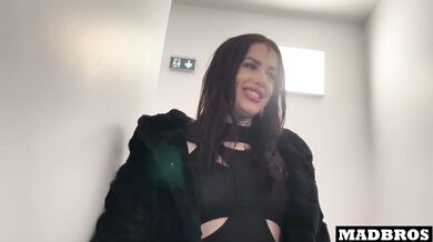 The French Gothic Comes Back To Get Fucked In The Hallway Of The Building - Laetitia Versace