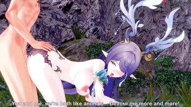 Lauma hot naked sex in the forest | Genshin Impact | Full & POV on patreon: Fantasyking3