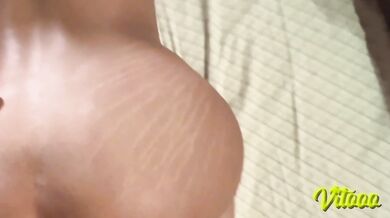 My friend fucks like a slut, she loves it when semen falls on her