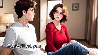 My stepmother gives me my first sex lesson / subtitled