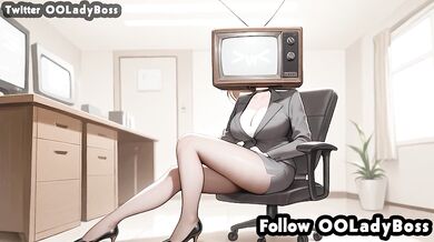 Skibidi Toilet Tv woman blow job for her boss hentai by ooladyboss