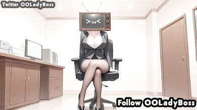 Skibidi Toilet Tv woman blow job for her boss hentai by ooladyboss