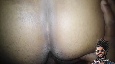Fucking this EBONY MILF ass Fresh out the shower - and Cum in her Butt