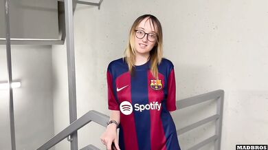 A Barcelona Supporter Fucked By PSG Fan in The Corridors Of The Football Stadium !!!
