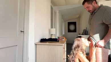 My hubby tricked me saying he needed my help just so he could fuck me