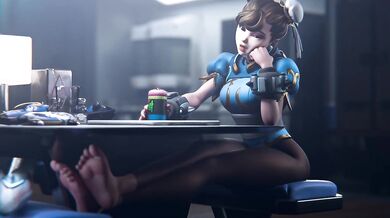 overwatch overwatch 2 street fighter chun-li cosplay juno overwatch