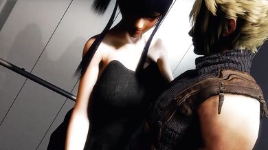Nyotengu x Cloud Temptation in the Elevator Shared Version