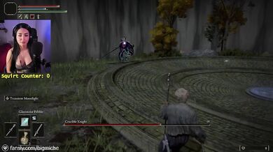 Squirting Every Time I Lose On Elden Ring - Ends w/ Anal Creampie and Ass To Mouth
