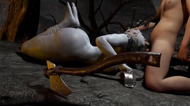 Thick Tribal Night Elf Fucking In The Forest