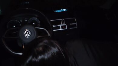 Mamada en el auto - conductor de uber - casero amateur
