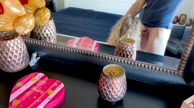 Valentines surprise turned into a passionate fuck!!