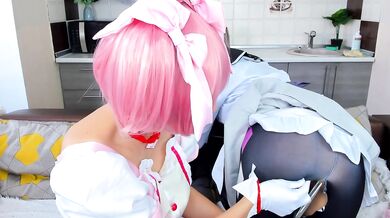 Homura Akemi and Madoka Kaname have fun