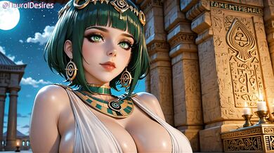 Egyptian Queen Cleopatra Sucks Pharaoh Cock & Gets Fucked Like a Desert Slut