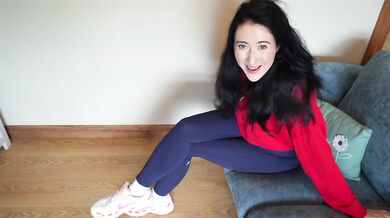 APRIL FAN FAV Dirty Tabi Socks Stuffing Dildo Ride Fuck IRISH Girl AMATEUR
