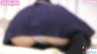 【素人】むっちりJKのフェラASMR【尻アングル】日本人 色白 制服 巨乳 コスプレ Japanese Hentai Asian
