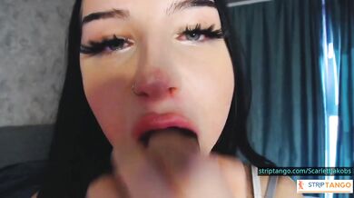 Scarlettjakobs seduces alone - deepthroat, tight ass, fierce joy