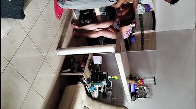 Madrastra milf gordita caliente con hijastro pervertido