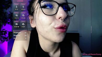 RavenFoxxy Embraces Voluptuous Play With Deepthroat