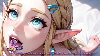 Princess Zelda Deepthroats Your cock. Insane Blowjob | ASMR Moaning & Sucking
