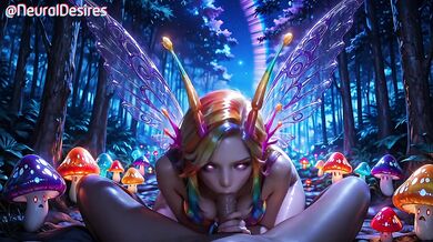 Magical Fairy Whore Gets Her Tiny Pussy Stretched by Huge Human Cock