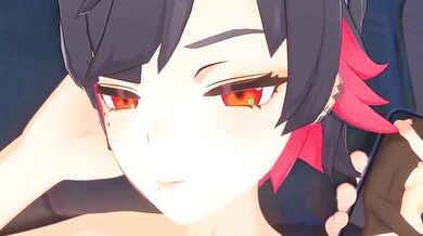Zenless Zone Zero - Ellen Joe Gets Fucked on the Bed | 3D Hentai Animation