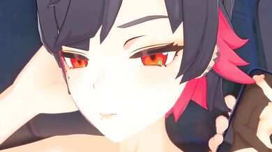 Zenless Zone Zero - Ellen Joe Gets Fucked on the Bed | 3D Hentai Animation